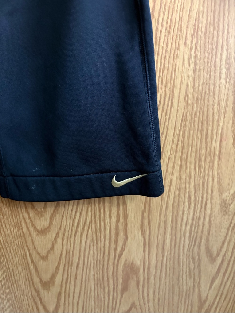 Nike Women’s Black Dry Fit Thermal Pants with Pockets and Gold Swoosh
